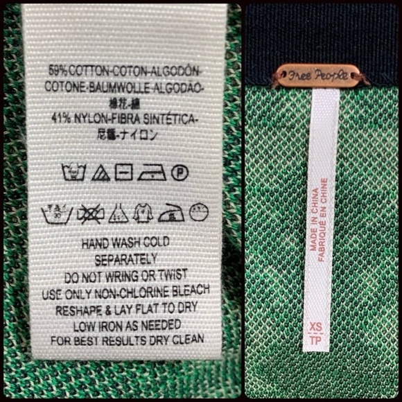 Free People Music And Lyrics Bishop Sleeve Mini Sweater Dress Size XS - Picture 11 of 11